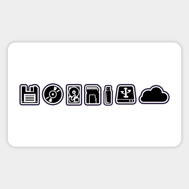 Computers Magnet by NerdWordApparel